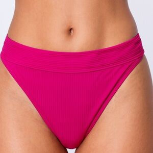 California Waves Women’s Swim Bottoms Hot Pink Plus Size 22/24 NWT